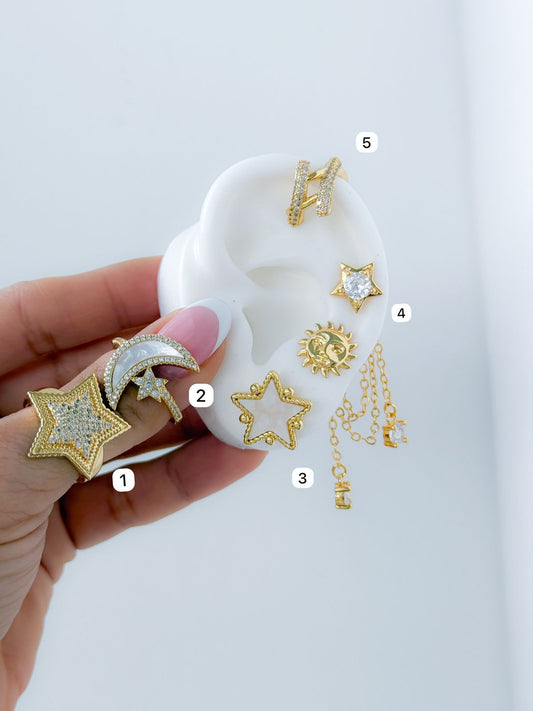 Anillo, Topo y Earcuff Lorenzo