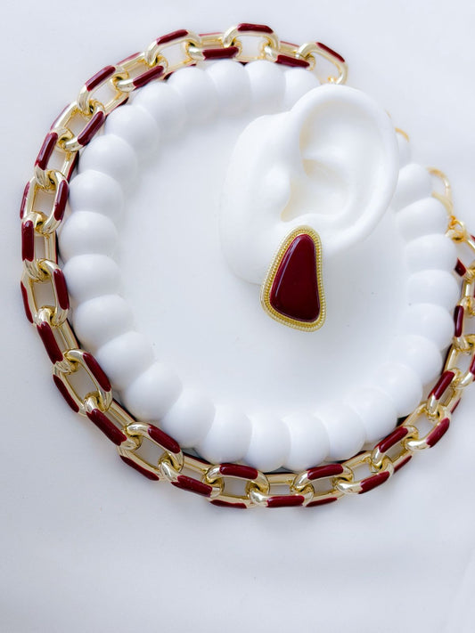 Cadena y Arete Delphine