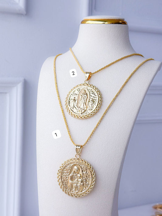 Collar Medalla Virgen