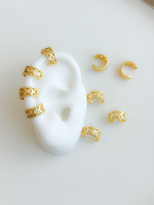 Earcuff Gold Love